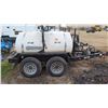 Image 2 : 2012 WYLIE EXP500SG EXPRESS WATER WAGON TRAILER, 500 GAL W/PUMP - NEEDS REPAIR (has leak in between 