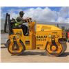 Image 1 : 2006 SAKAI MODEL SW320 39" DOUBLE DRUM RIDE-ON DIESEL ROLLER, 1216 HOURS