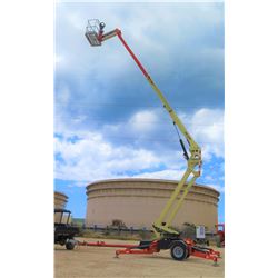 2015 JLG T500J 50-FOOT REACH TOWABLE ARTICULATING MANLIFT, 109 HOURS