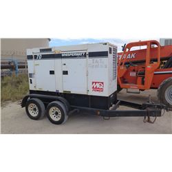2011 MQ POWER MODEL DCA70USI2C DIESEL GENERATOR, 56KW, 9324 HOURS