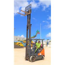2013 DOOSAN G20SC-5LP FORKLIFT PROPANE/GAS, 5000LB CAPACITY