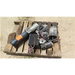 CONTENTS OF PALLET: MISC. ELECTRIC MOTORS