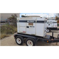 2011 MQ POWER MODEL DCA45SSKU DIESEL GENERATOR, 256KW, 4486 HOURS