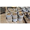 Image 2 : CONTENTS OF 4 PALLETS: USED MISC. MANLIFT WHEELS