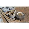Image 3 : CONTENTS OF 4 PALLETS: USED MISC. MANLIFT WHEELS