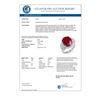 Image 2 : 8.32 CTW Ruby & Diamond Ring 18K White Gold - REF-131W3H - 12852