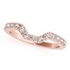 Image 5 : 1.4 CTW Certified VS/SI Diamond 2Pc Wedding Set Solitaire Halo 14K Rose Gold - REF-233R3K - 31323