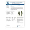 Image 3 : 4.03 CTW Emerald & Diamond Earrings 14K Yellow Gold - REF-109F3M - 14279