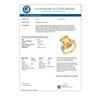Image 3 : 9.55 CTW Citrine & Diamond Ring 10K Yellow Gold - REF-73T8X - 11565