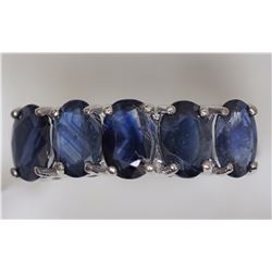 10KT WHITE SAPPHIRE RING