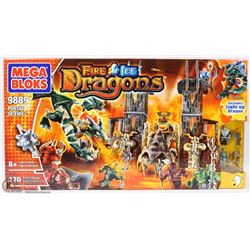 MEGA BLOKS 170PC FIRE & ICE DRAGONS SET