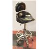 Image 1 : 7) VINTAGE MOTORCYCLE SEAT ADJUSTABLE BAR STOOL
