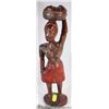Image 1 : VINTAGE WOOD HAND CRAVED HEAVY