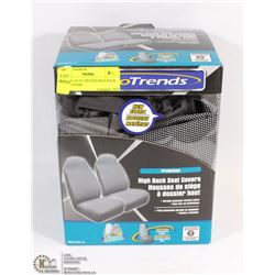 51) NEW AUTO TRENDS HIGH BACK SEAT COVERS