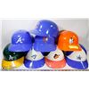 Image 1 : 53) COLLECTION OF 8 ASSORTED BASEBALL HELMETS