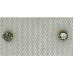 10KT YELLOW GOLD ALEXANDRITE EARRINGS