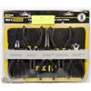Image 1 : NEW FIX-IT 5PC MINI GROOVED PLIER SET W/ CASE