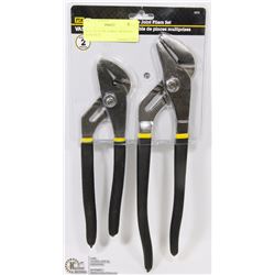 NEW FIX-IT 2PC LARGE GROOVED PLIER SETS