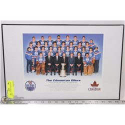 OILERS POSTER 1984 STANLEY CUP
