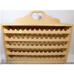 14) MICHEALS WOOD PAINTED SHELVE