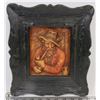 Image 1 : VINTAGE BEESWAX ART WALL PICTURE