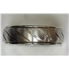 Image 1 : STAINLESS STEEL STRIPE BAND MEN'S RING