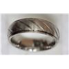 Image 2 : STAINLESS STEEL STRIPE BAND MEN'S RING