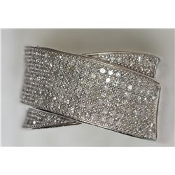 STERLING SILVER DIAMOND MEN'S RING