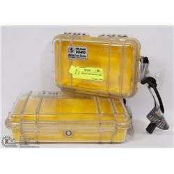 LOT OF 2 PELICAN 1040 MICROCASE SERIES