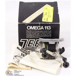 VINTAGE ZEBCO OMEGA #113 SPINCAST REAL