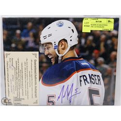 MARK FRASER GUARANTEED AUTHENTIC AUTOGRAPH
