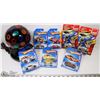 Image 1 : BASKET WITH 5 HOT WHEELS & 2 NASCAR DIE CAST