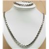 Image 1 : STAINLESS STEEL NECKLACE AND BRACELET SET