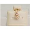 Image 2 : 14KT YELLOW GOLD CUBIC ZIRCONIA PENDANT