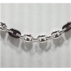 STERLING SILVER LINK MEN'S CHAIN