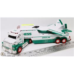 2010 HESS COLLECTIBLE GASOLINE TRUCK WITH JET