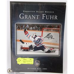 SIGNED 2003 GRANT FUHR SPECIAL EDITION PROGRAM