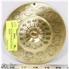 Image 1 : MCM 1960'S COOPER BRASS ZODIAC THERMOMETER