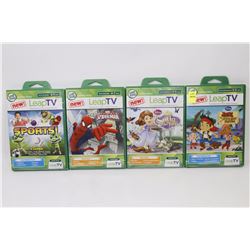 LOT OF 4 NEW LEAP TV GAMES