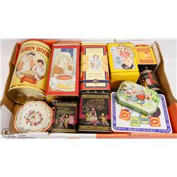 COLLECTION OF COLLECTIBLE DISPLAY TINS