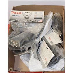 BOX OF TASCO BLACKHAWK CSA CLASS A HEADPHONES