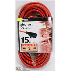 WOODS MEDIUM DUTY 15M(49.2') 14 GAUGE EXTENSION
