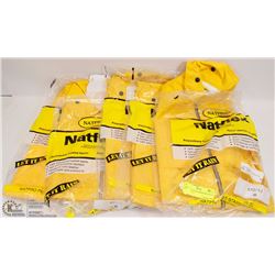 LOT OF 5 NATPRO MEDIUM NATFLEX RAIN COATS