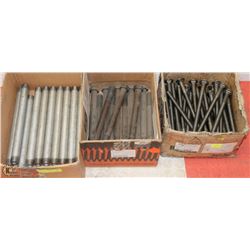 3 BOXES OF LARGE SIZED BOLTS