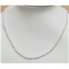 Image 2 : STERLING SILVER CLASP MOONSTONE NECKLACE