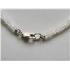 Image 3 : STERLING SILVER CLASP MOONSTONE NECKLACE