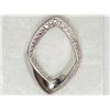Image 1 : STERLING SILVER DIAMOND PENDANT