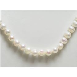 STERLING FRESHWATER PEARL NECKLACE