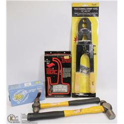 BOX WITH 2 BALL PEEN HAMMERS, NEW COMPRESSION