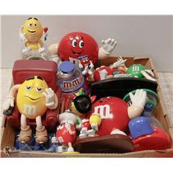 LOT OF 10 M&M COLLECTABLE TOYS
